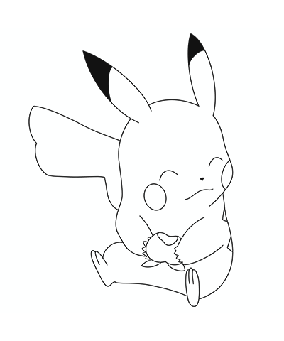 Cute Pokemon Pikachu Drawing Step By Step Tutorial