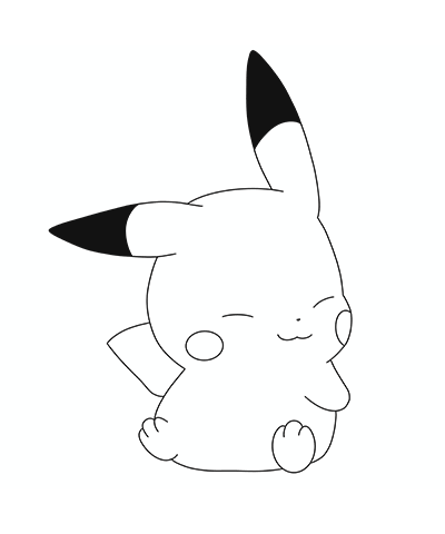 How to draw pikachu cute and easy | how to draw pokemon characters